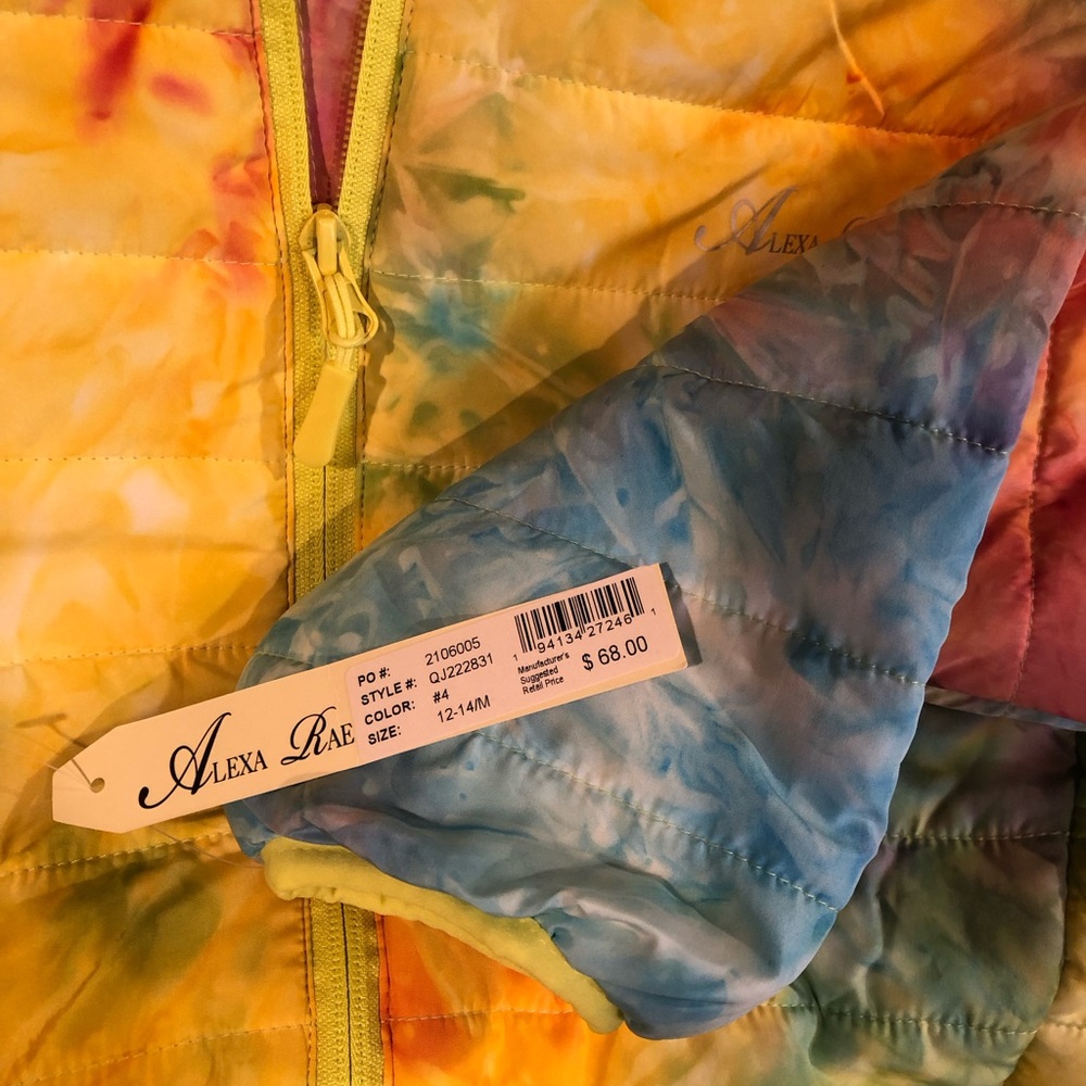 Alexa Rae Colorful Kids Puffer Jacket - Picture 3 of 6